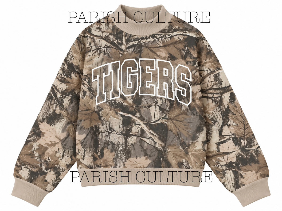 Woods Camo Mockneck