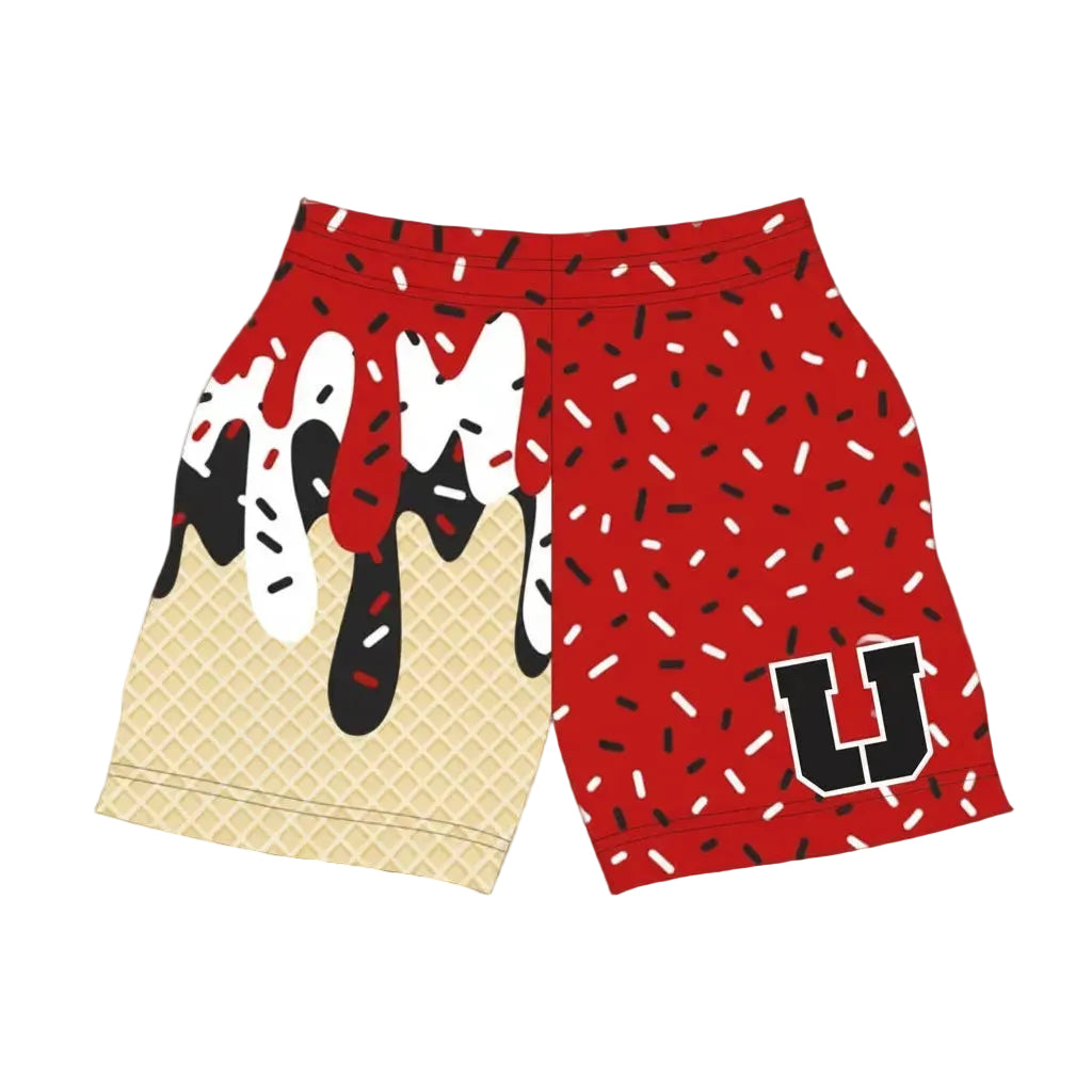 Panthers Ice Cream Drip Shorts - U Logo