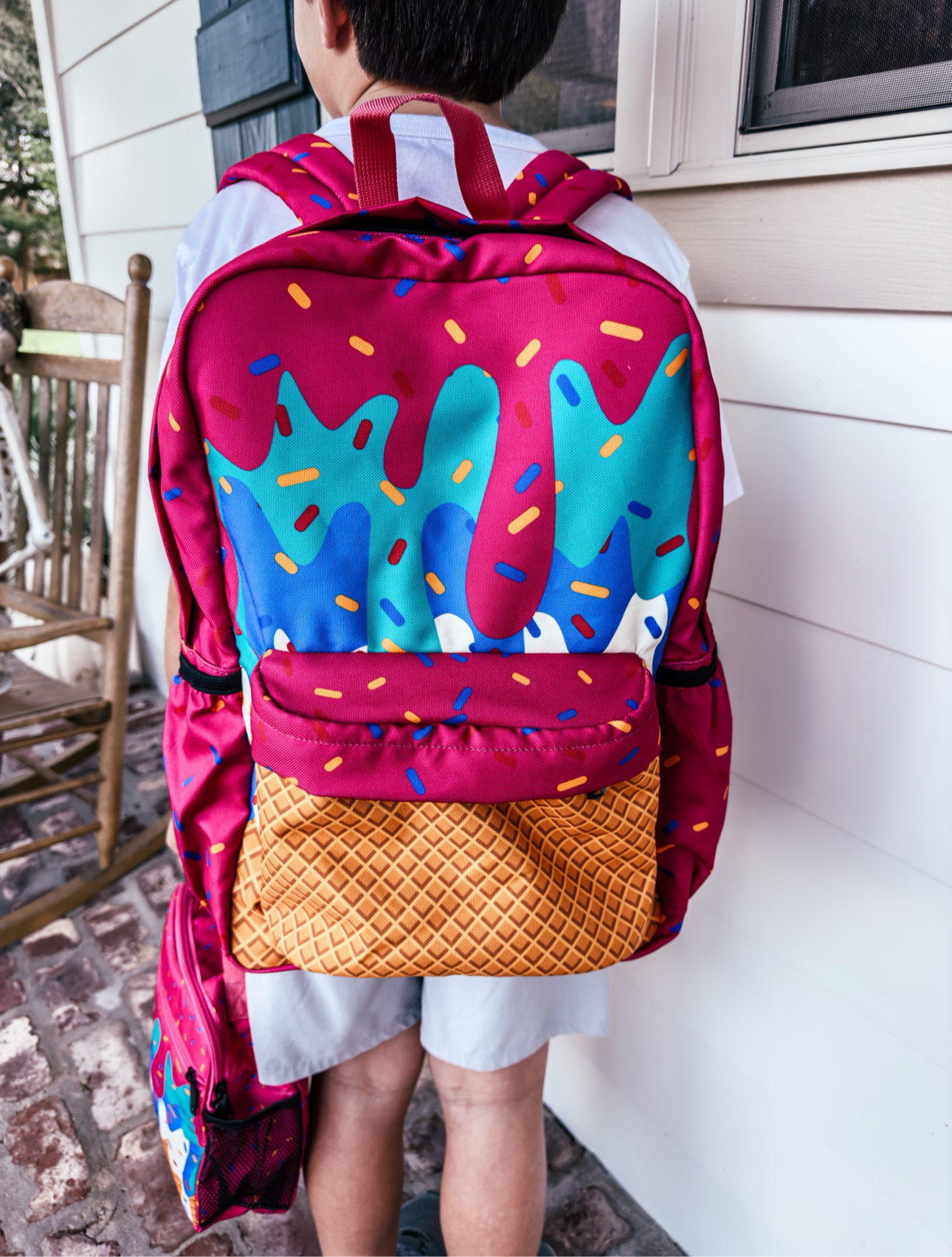 Drip book sack- old style, purple