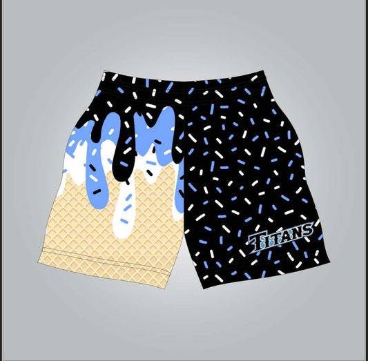 Titans drip shorts