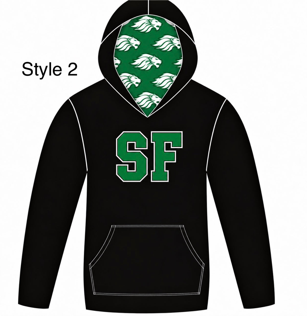SF fleece hoodie