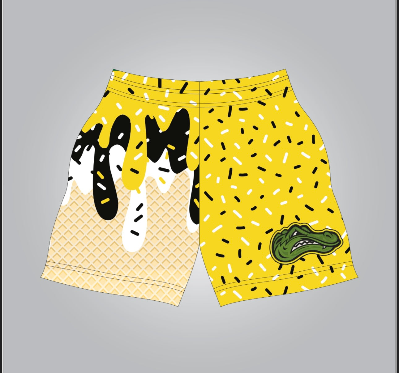 St. Amant drip shorts