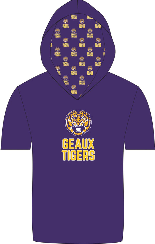 Tigers SS hooded athletic shirt