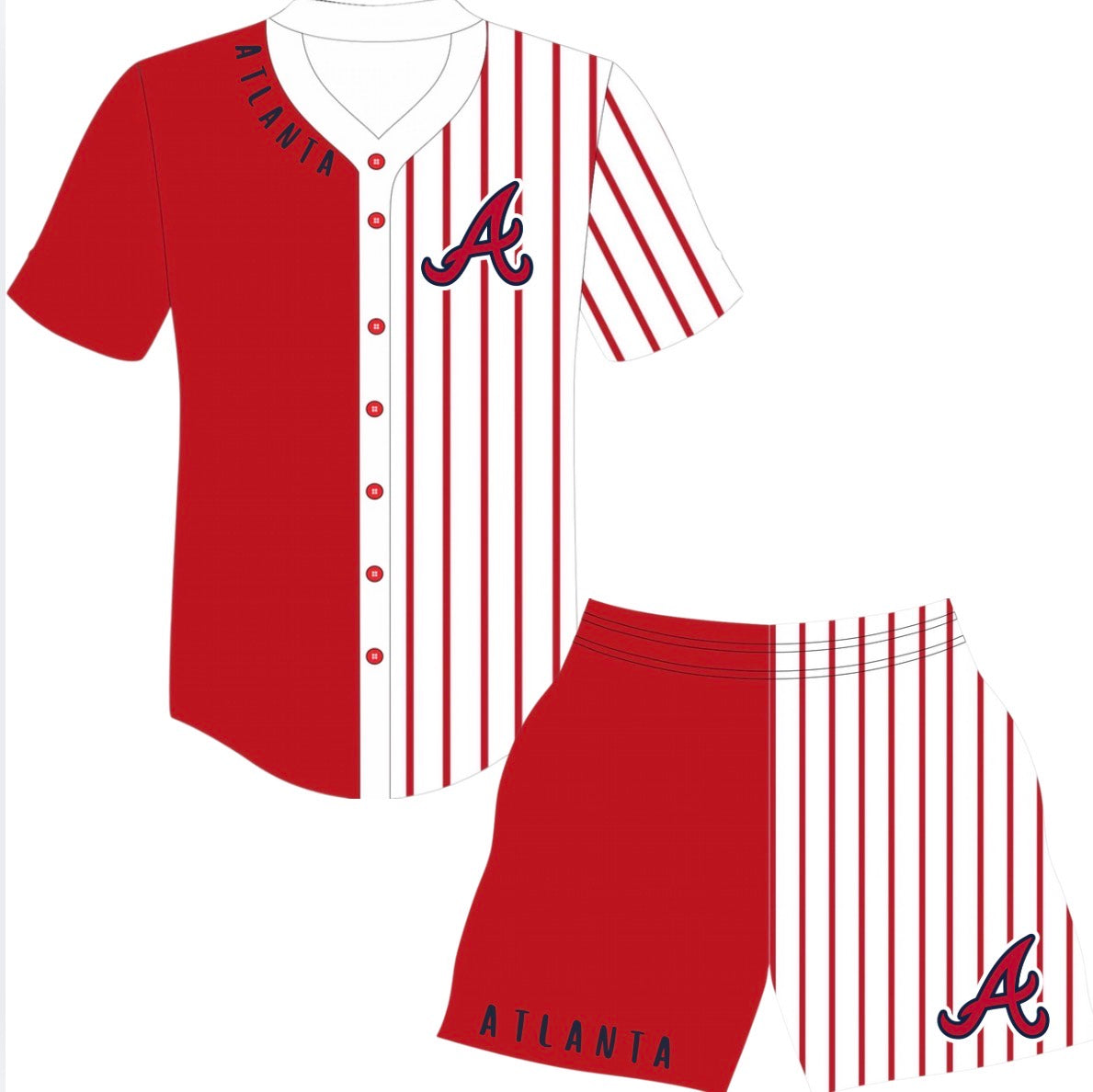 Atlanta pinstripes- JERSEY