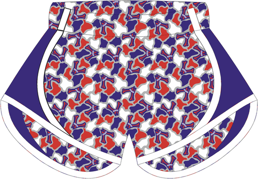 Voodoo Logo Camo Girls Shorts