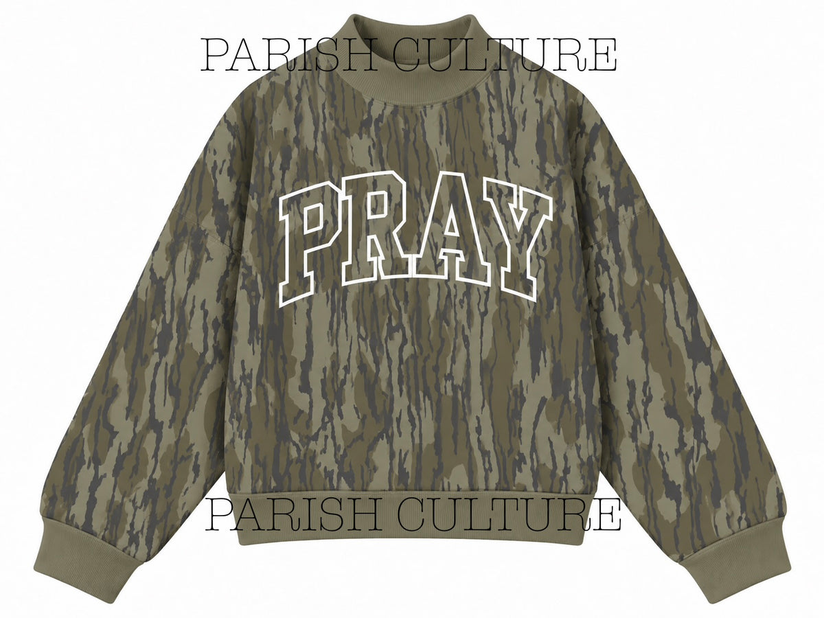 Mossy Camo Mockneck