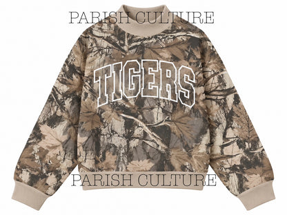 Woods Camo Mockneck