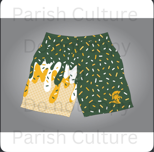 Trojan drip shorts
