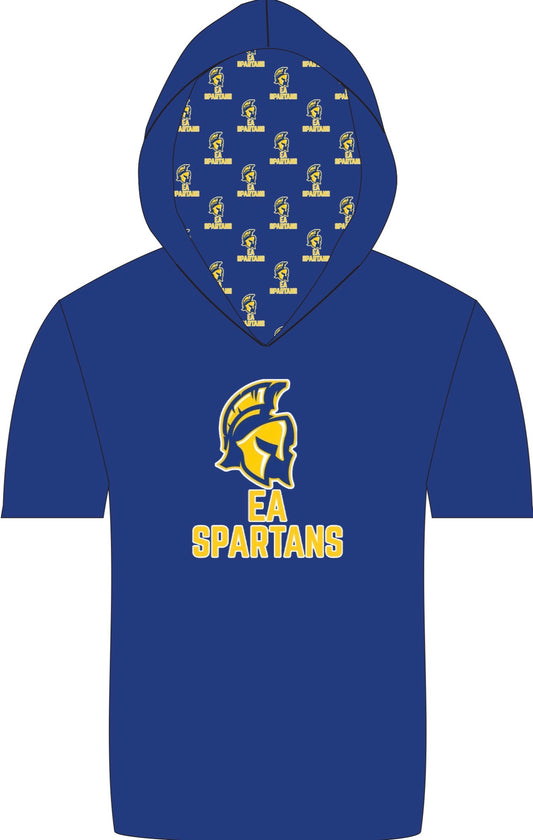 EA SS hooded athletic shirt