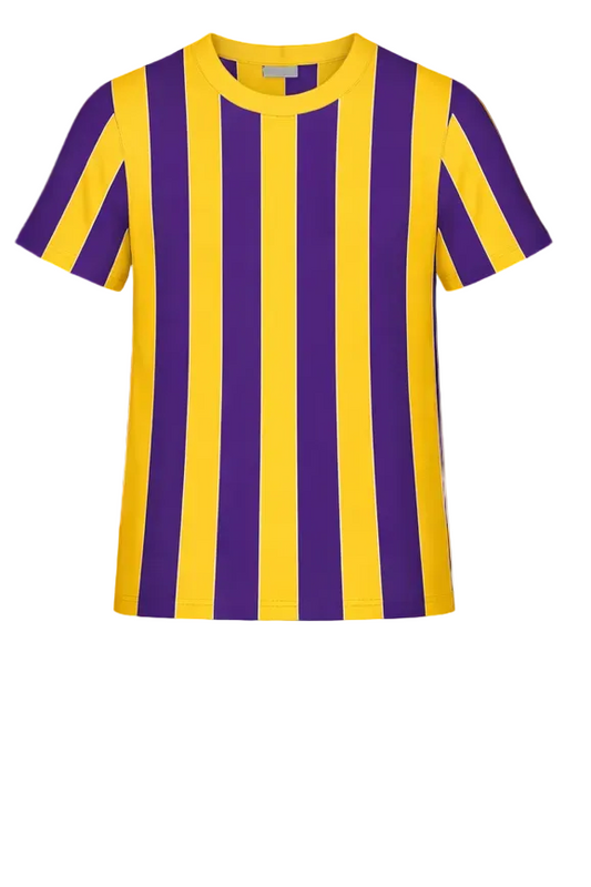 Unisex athletic striped shirt