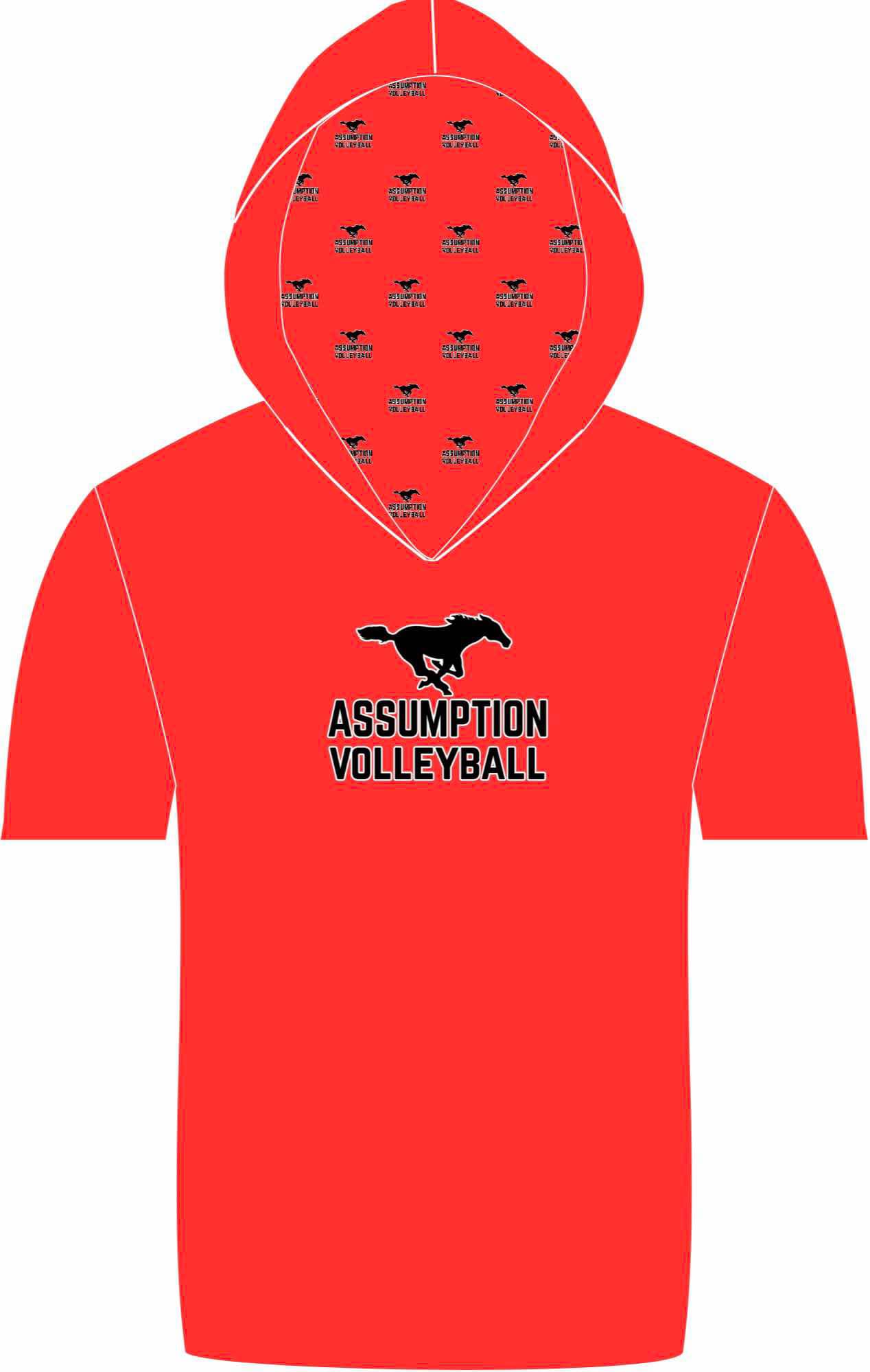 AHS Volleyball hooded shirt