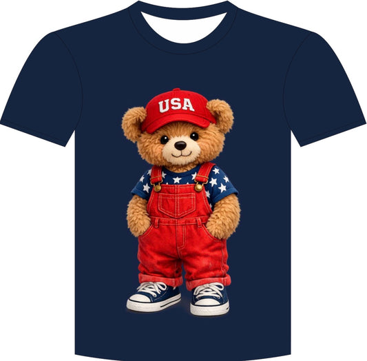 USA bear unisex shirt