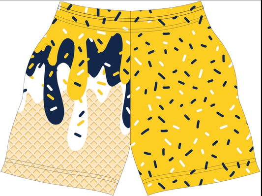 SB athletic drip shorts