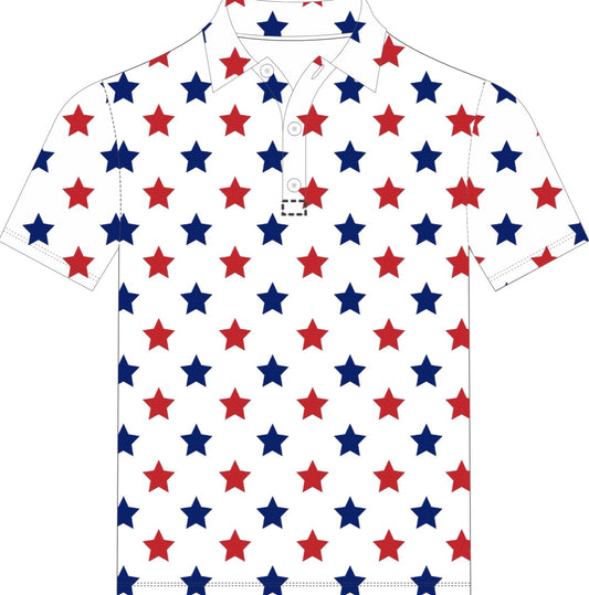 USA stars polo