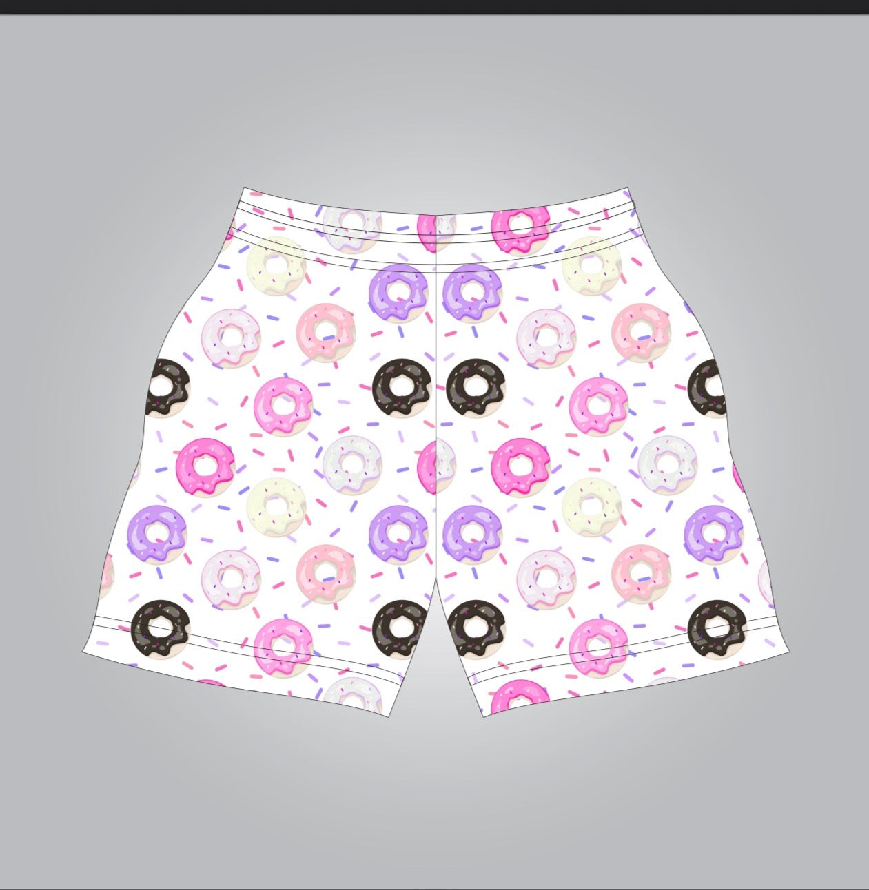 Donut sprinkle shorts