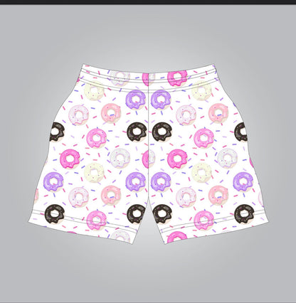 Donut sprinkle shorts