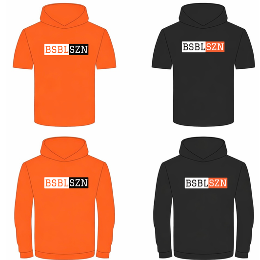 BLACK SS hooded shirt