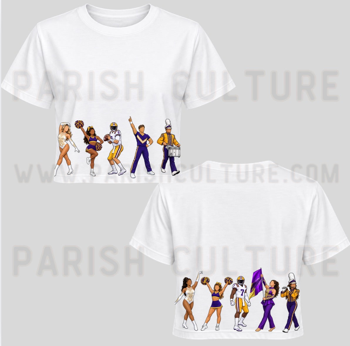 Hype squad CROPPED shirts