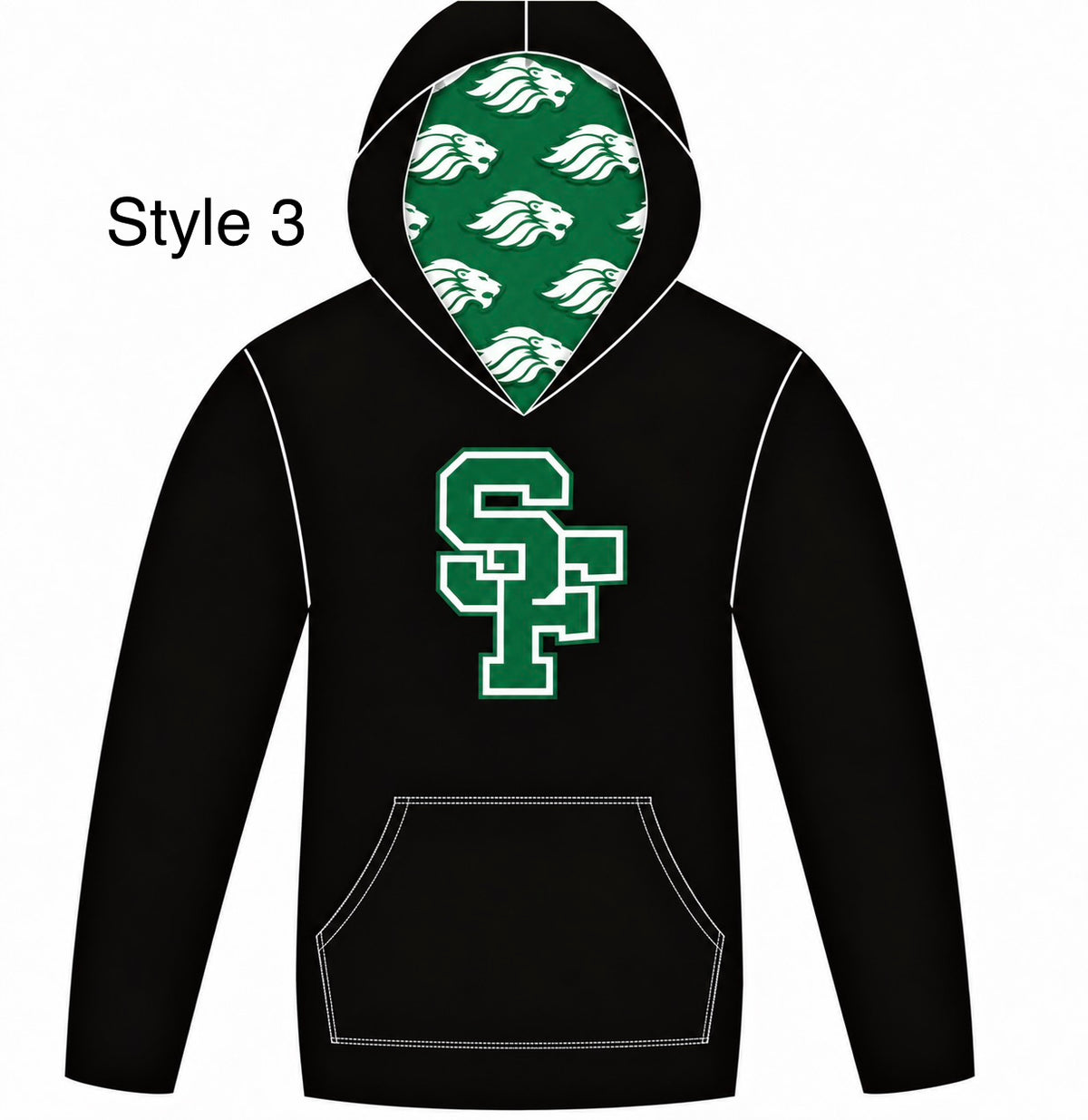 SF fleece hoodie