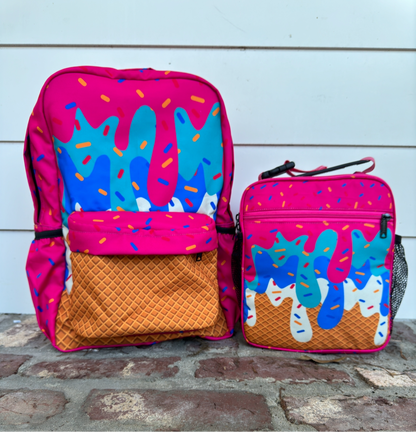 Drip book sack- old style, pink