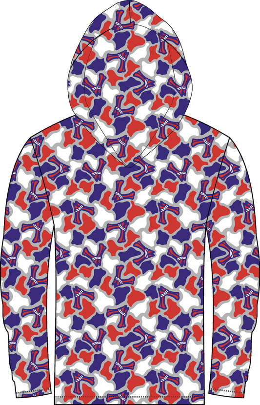 Voodoo Logo Camo LS Hooded Shirt