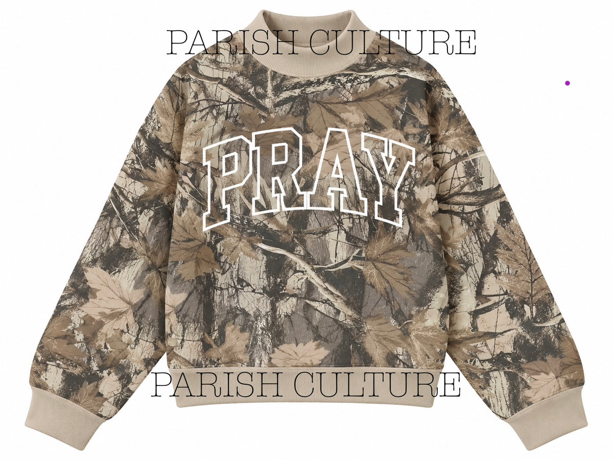 Woods Camo Mockneck