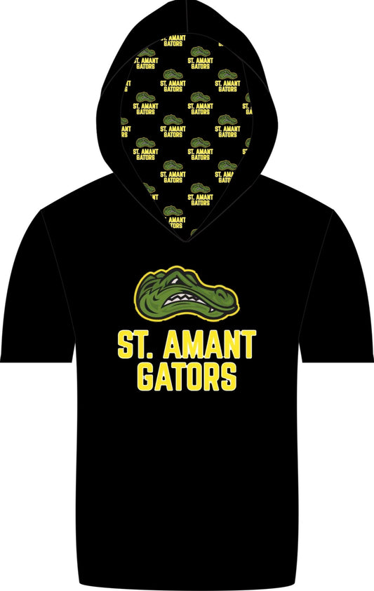 St. Amant SS hooded athletic shirt