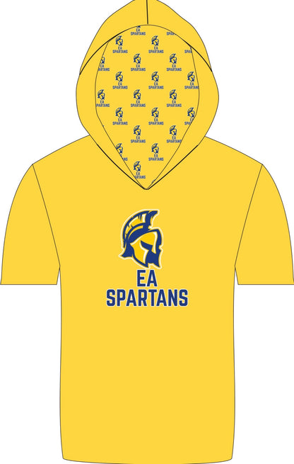 EA SS hooded athletic shirt