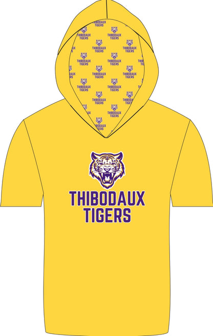 Thibodaux SS hooded athletic shirt