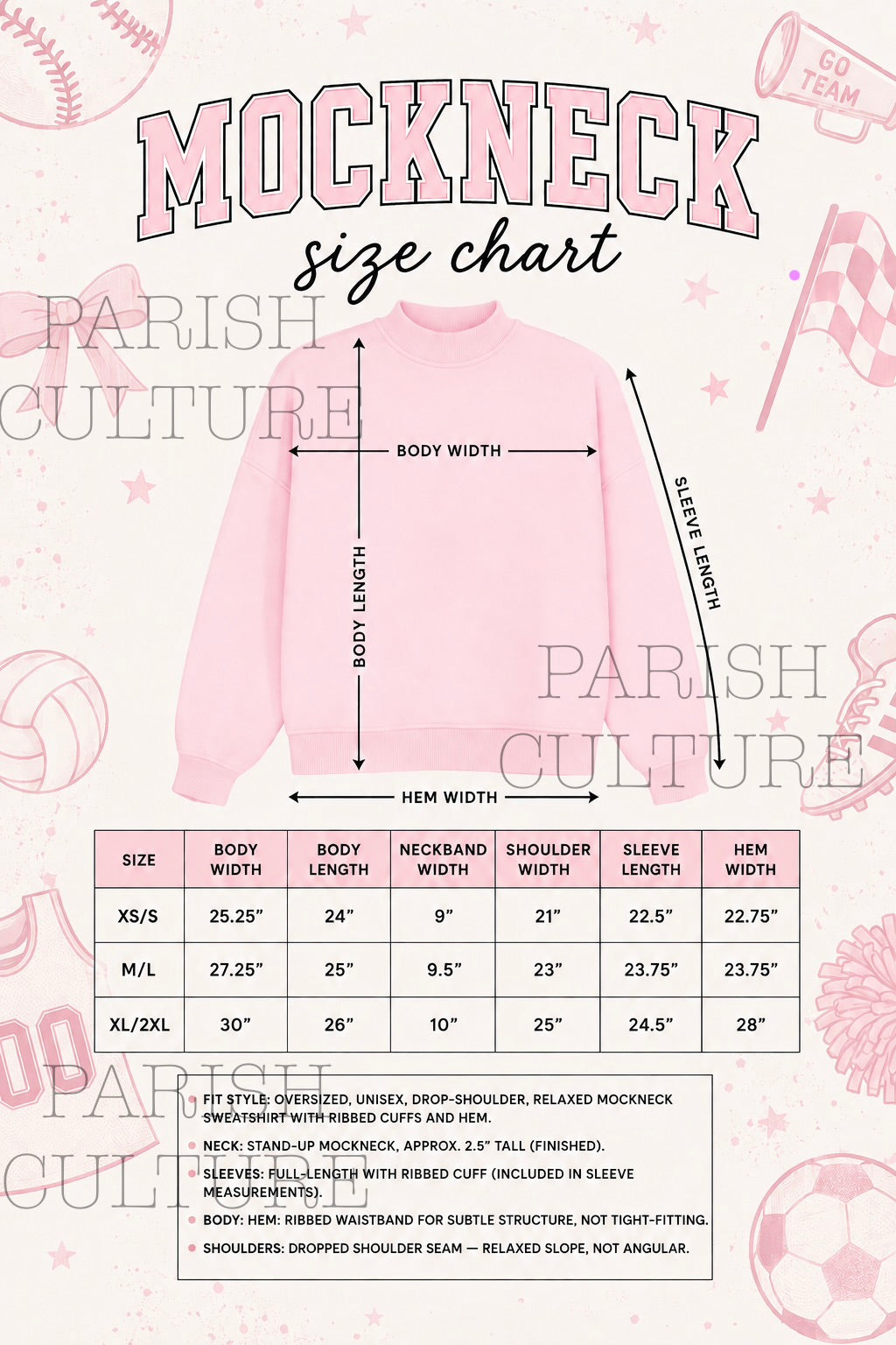 Sports mockneck sweater