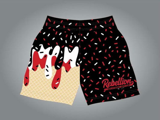 Rebellion black shorts