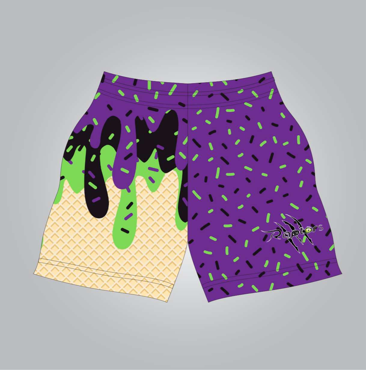 Raptors drip shorts