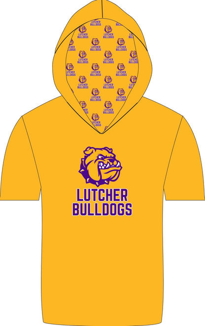 Lutcher SS hooded athletic shirt