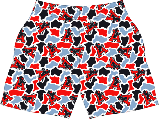 Assumption Camo Boy Shorts mockup