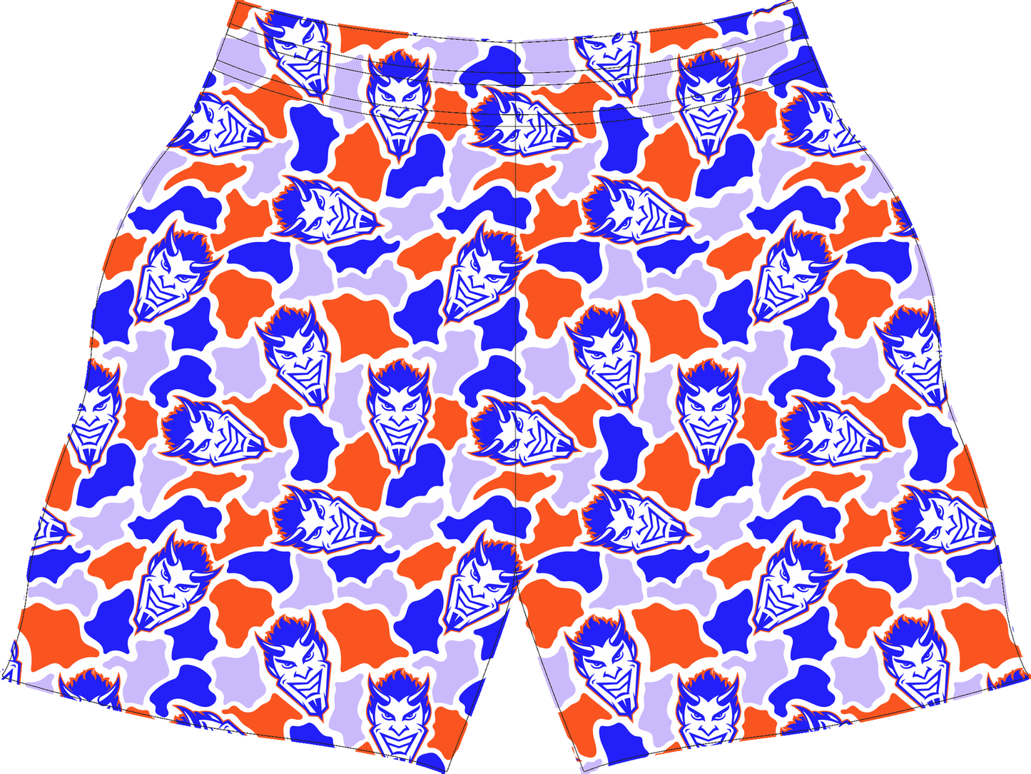 Demons Camo Boy Shorts mockup