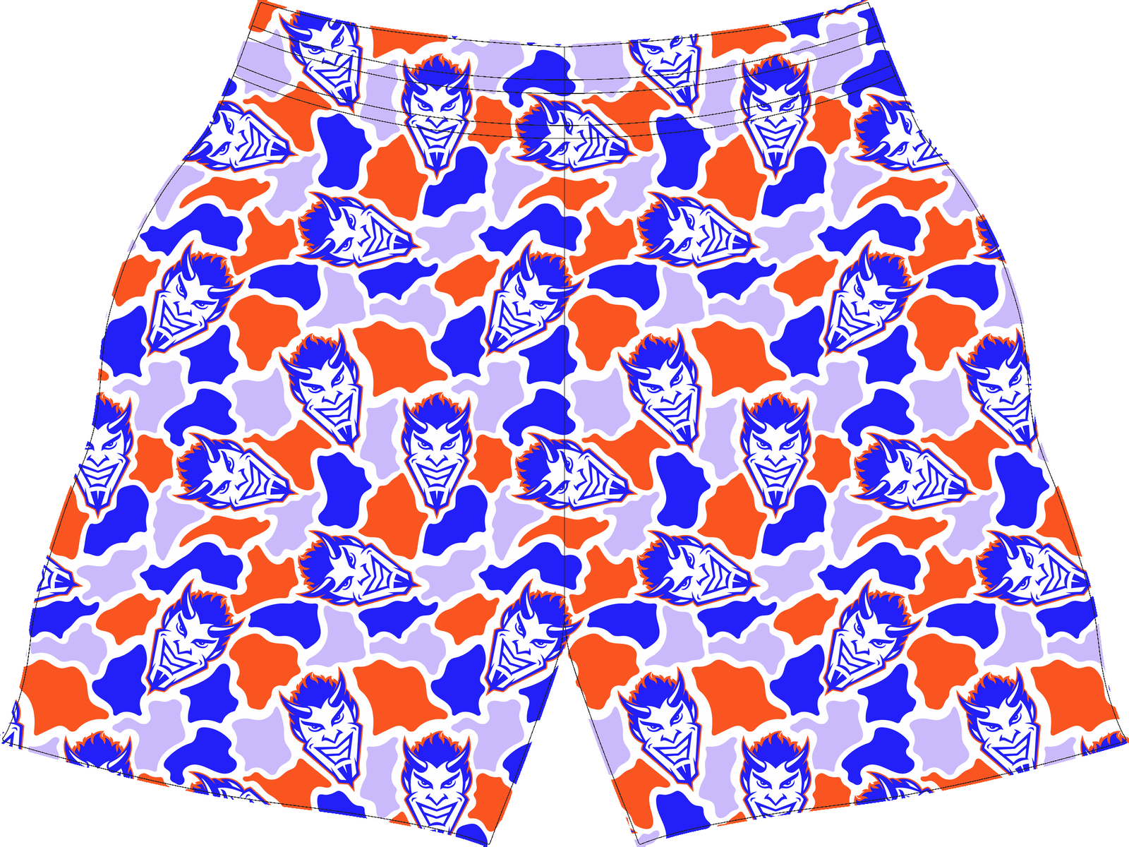 Demons Camo Boy Shorts mockup