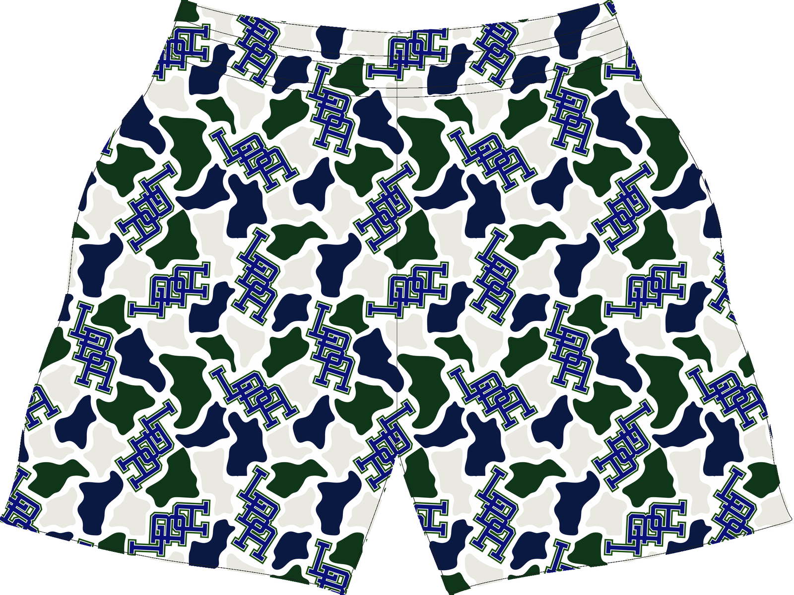 LBA Camo Boy Shorts mockup