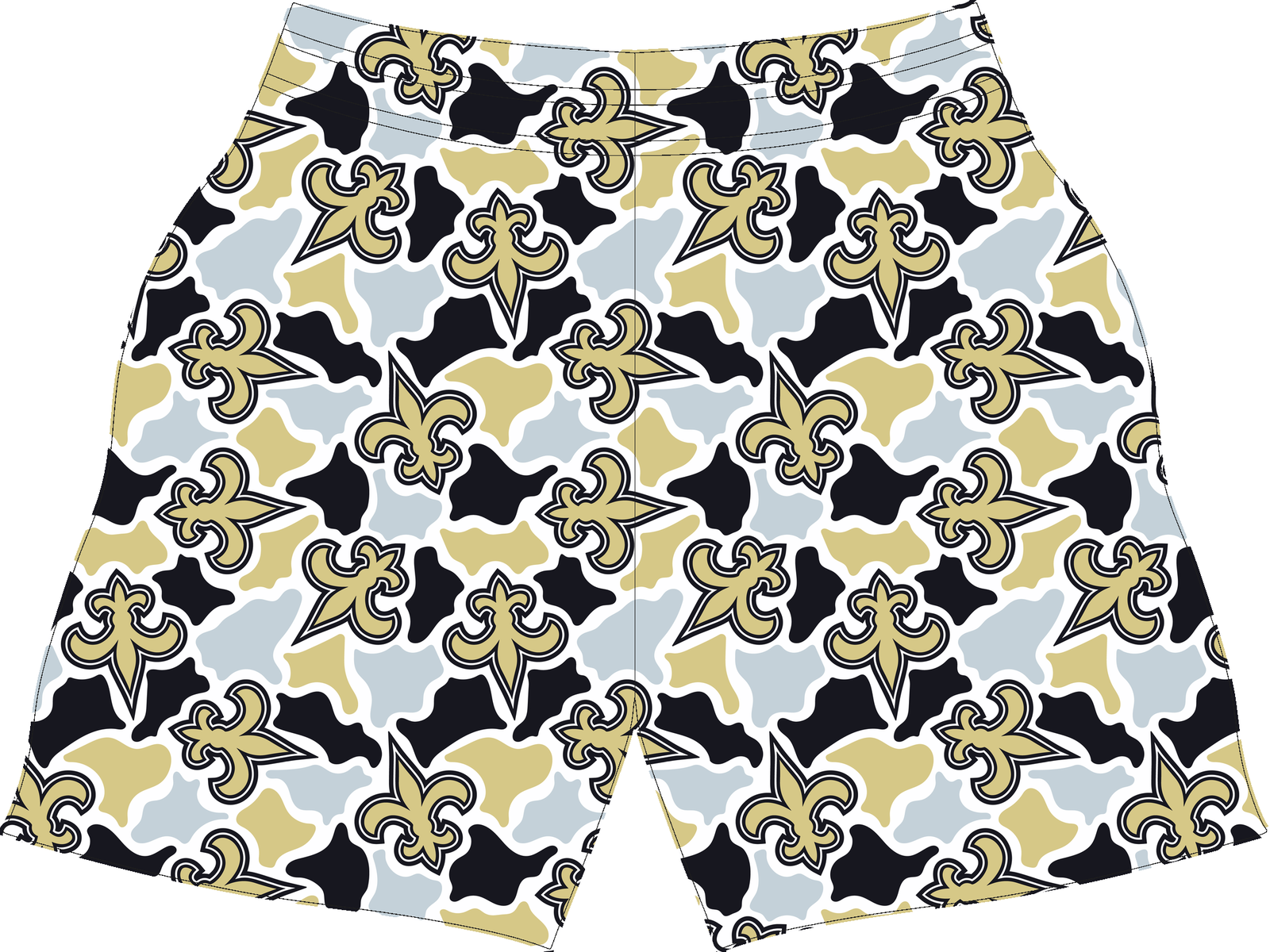 Saints Camo Boy Shorts mockup