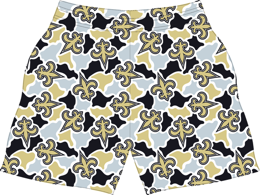Saints Camo Boy Shorts mockup