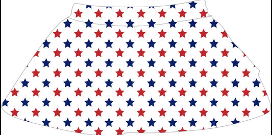USA stars athletic skirt
