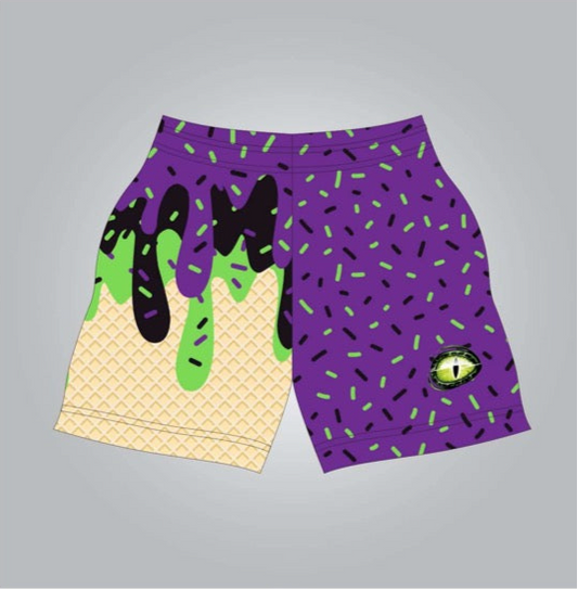 Raptors eye drip shorts