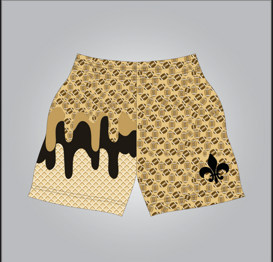 Football drip shorts