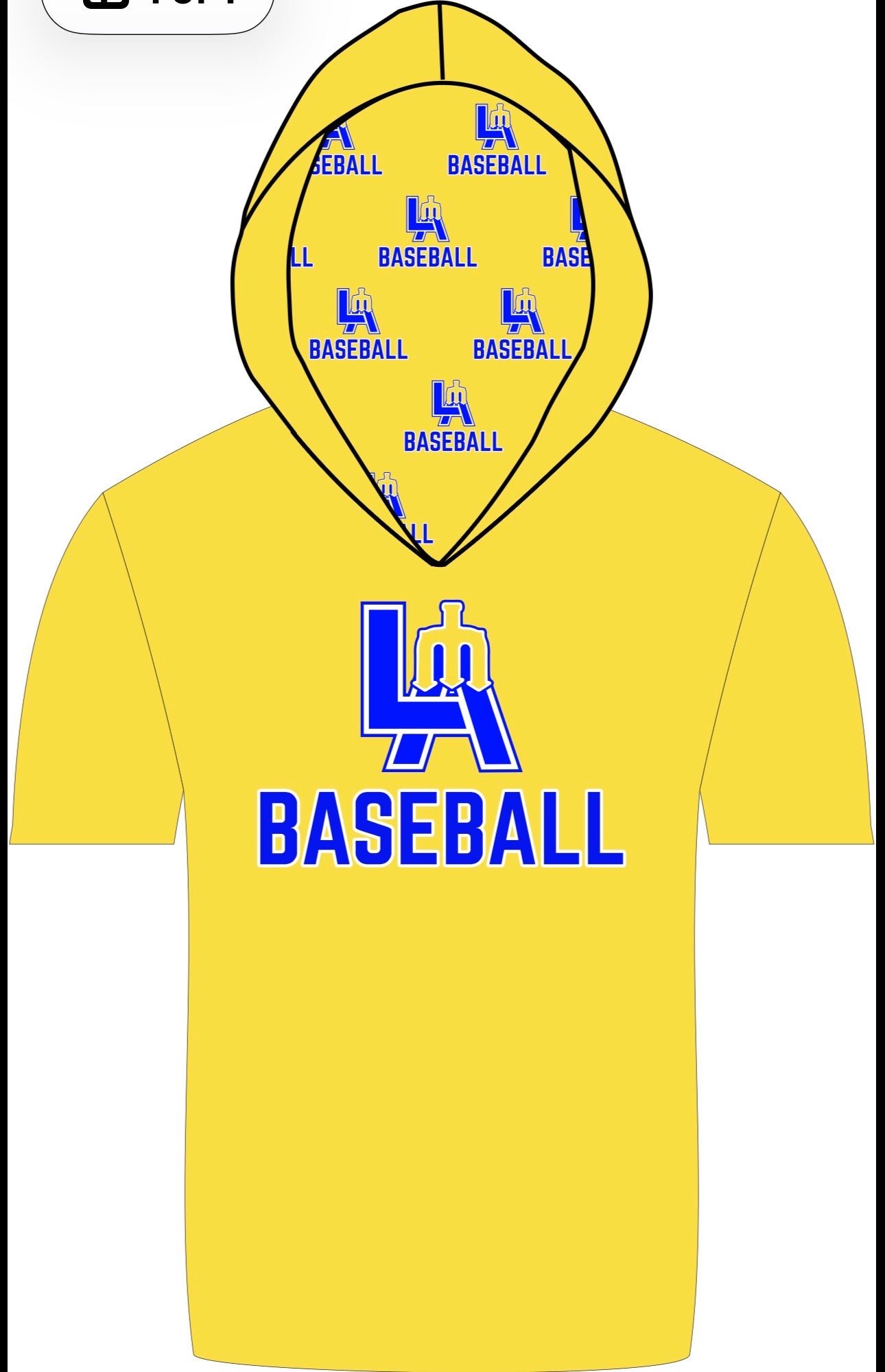 LA Mariners SS hooded athletic shirt