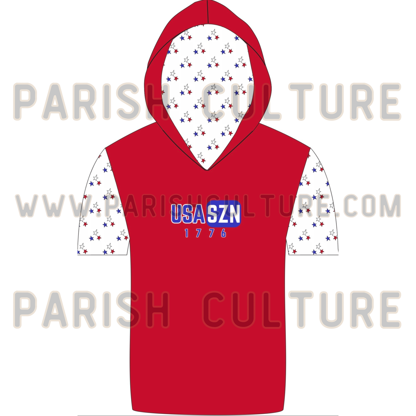 USA SZN hooded shirt
