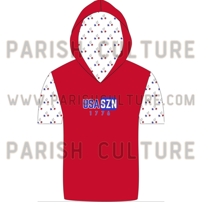 USA SZN hooded shirt
