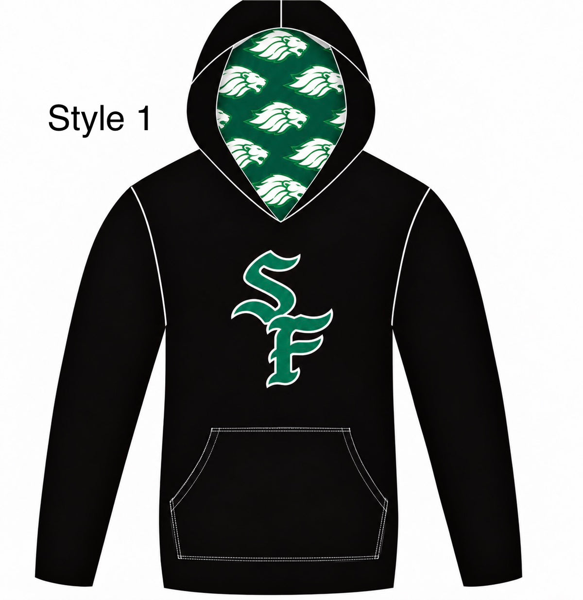 SF fleece hoodie