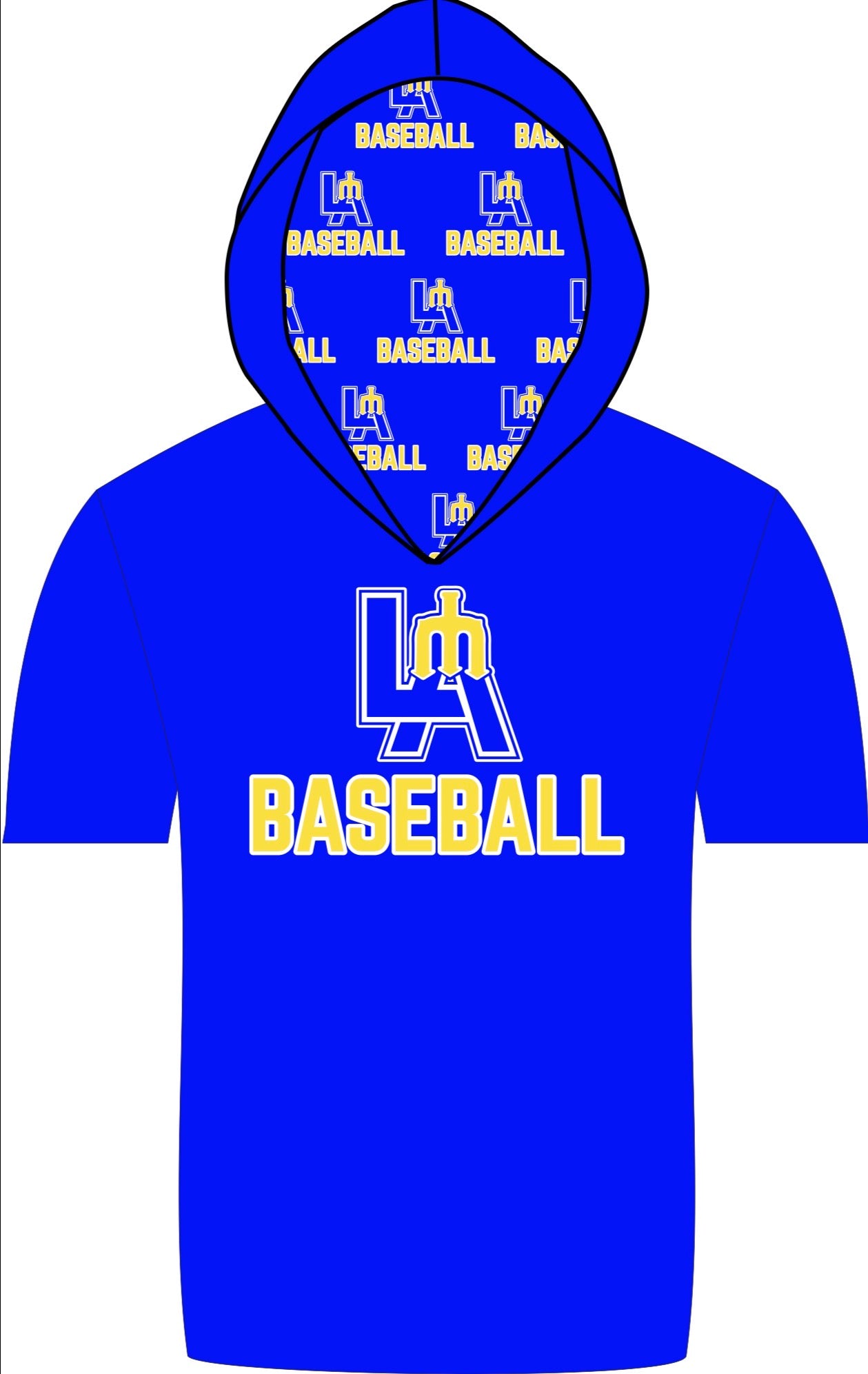 LA Mariners SS hooded athletic shirt