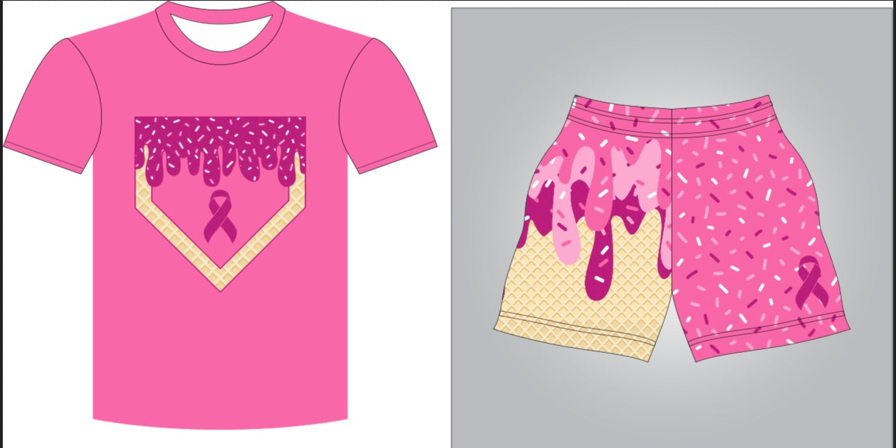 Pink ribbon shirt