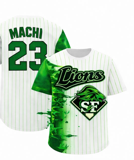 Lions jersey green splash