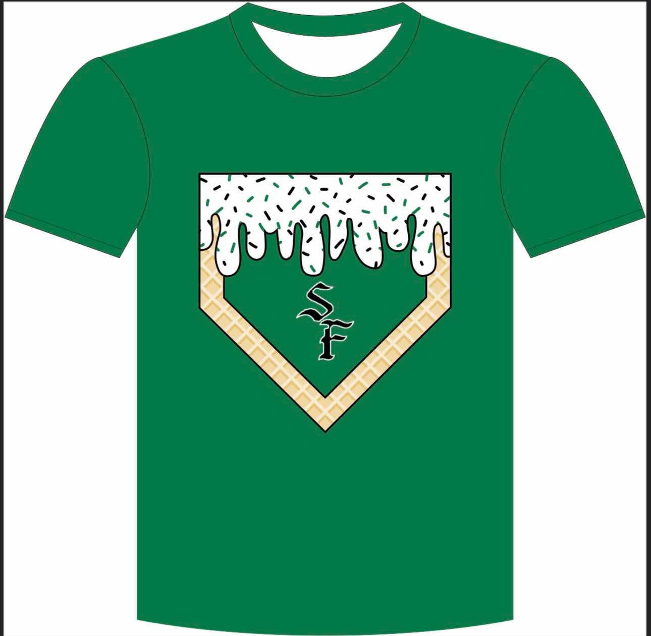 SF white drip shirt